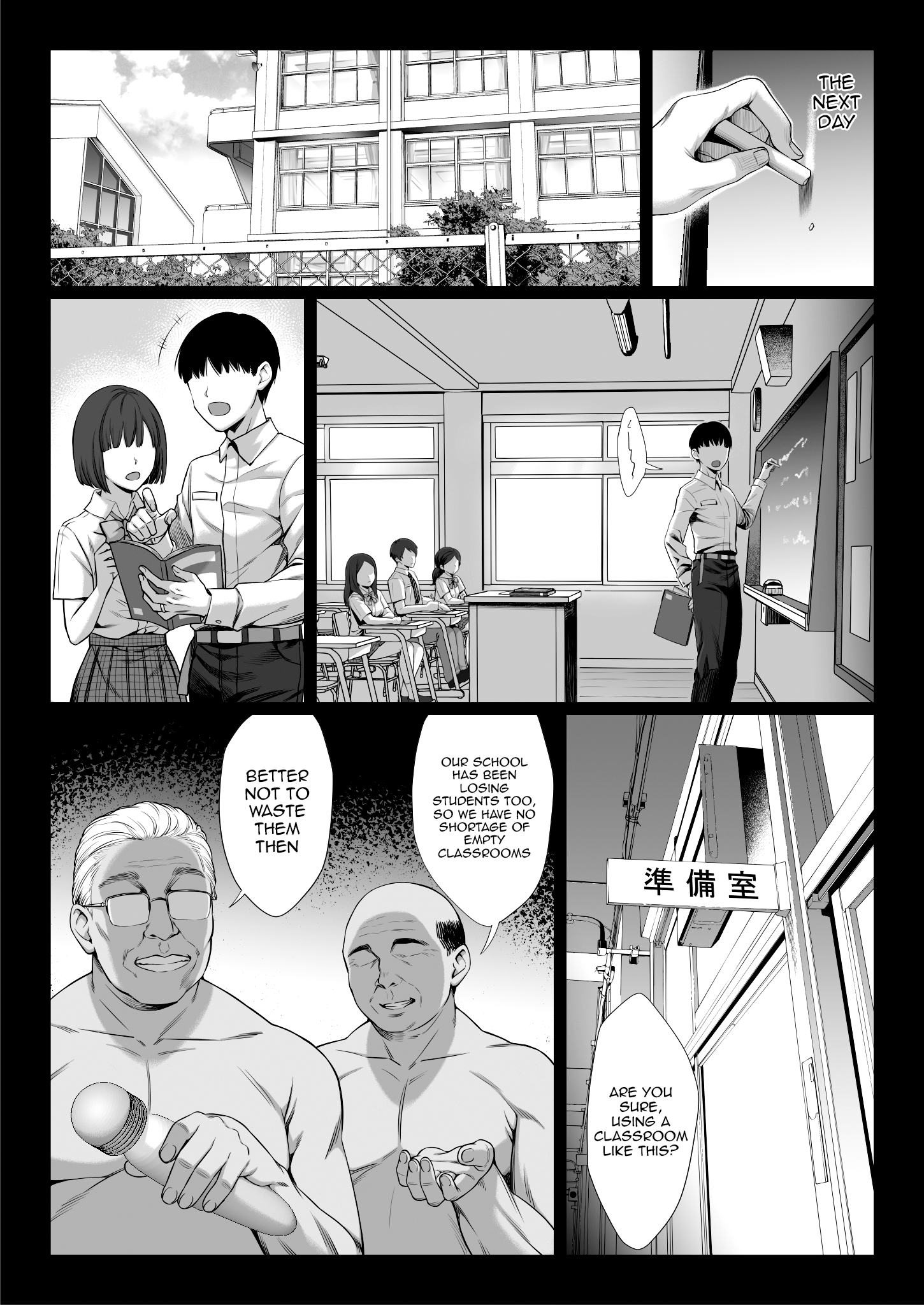 Hentai Manga Comic-Story About An Old Man Hating Married Teacher Falling Into Being A Meat Toilet-Read-26